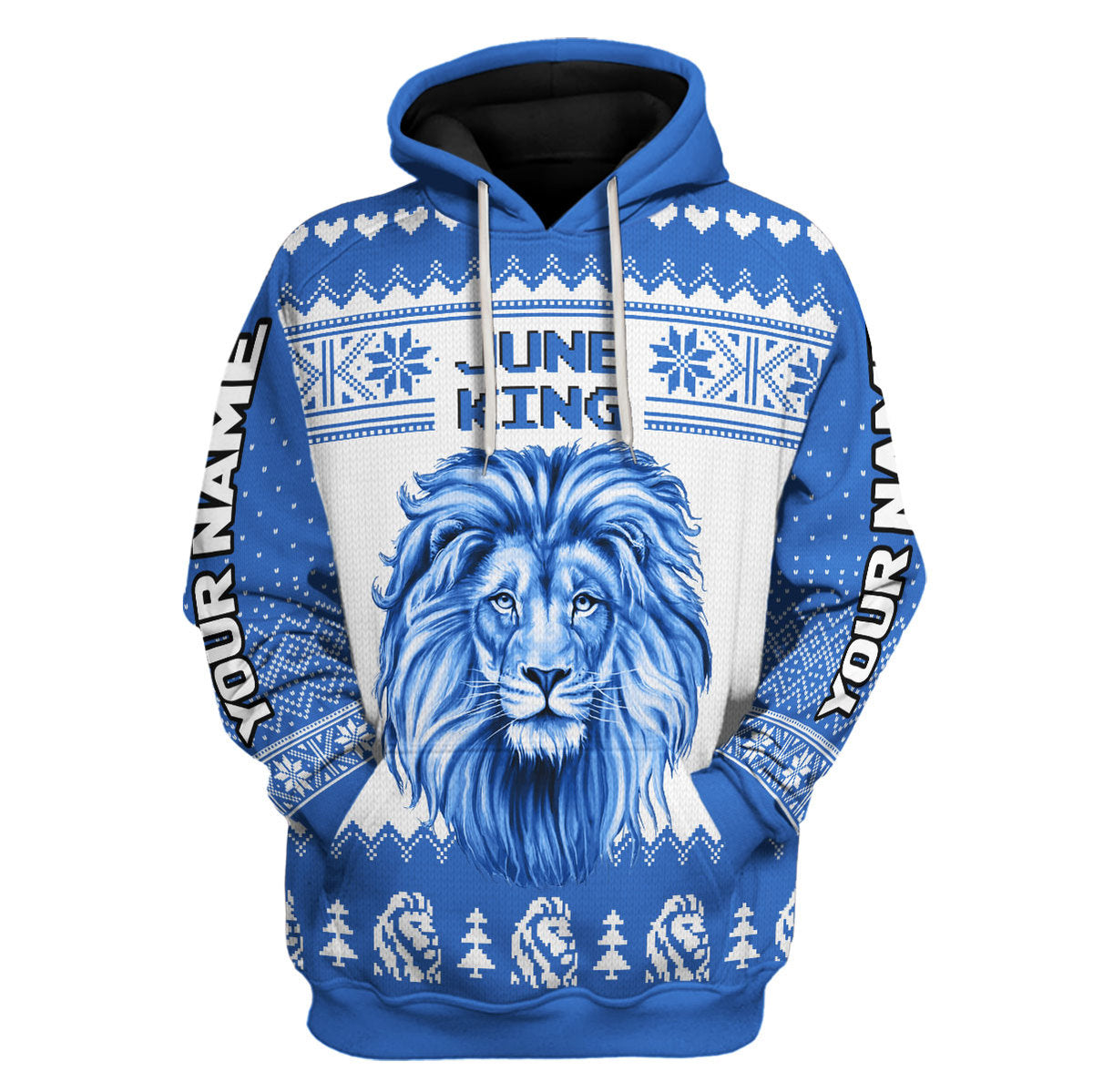 CustomsPig Personalized Hoodie June Guy All Over Printed