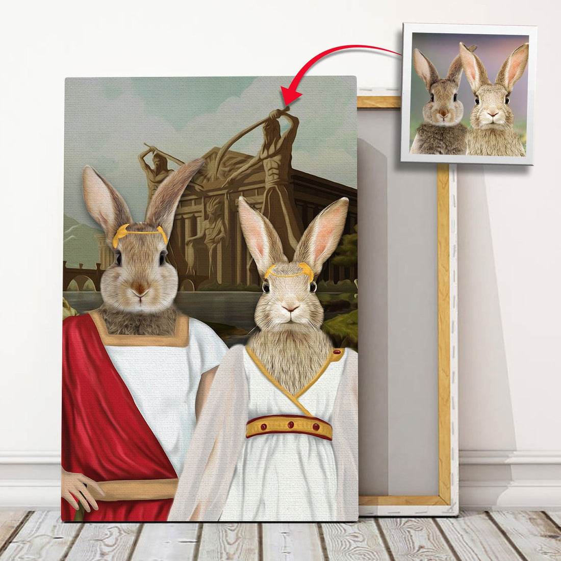 Greece Traditional Costume - Custom Pet Canvas