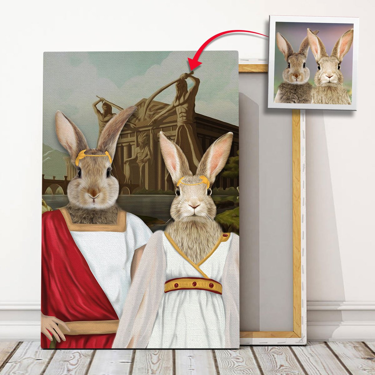 Greece Traditional Costume - Custom Pet Canvas