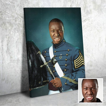 Personalized Canvas Army Carder