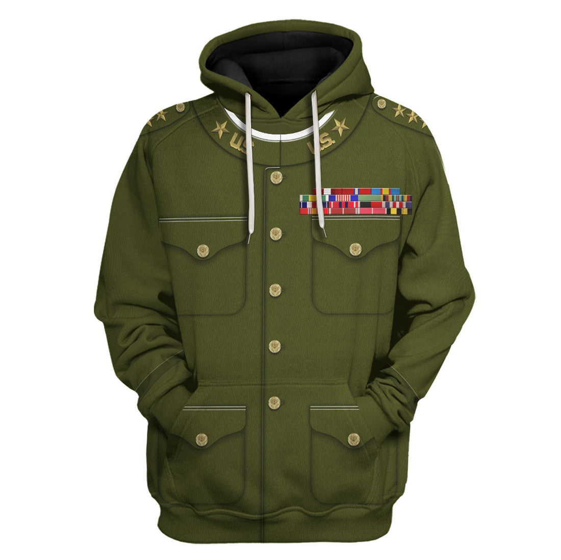 Peyton C. March Fleece Hoodie / S Qm772