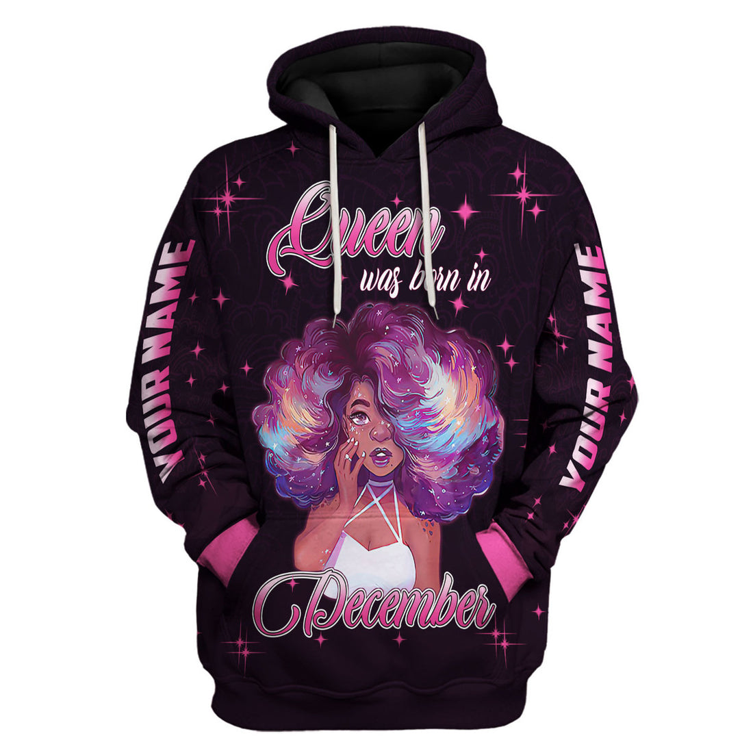 Personalized Tracksuit December Girl All Over Printed