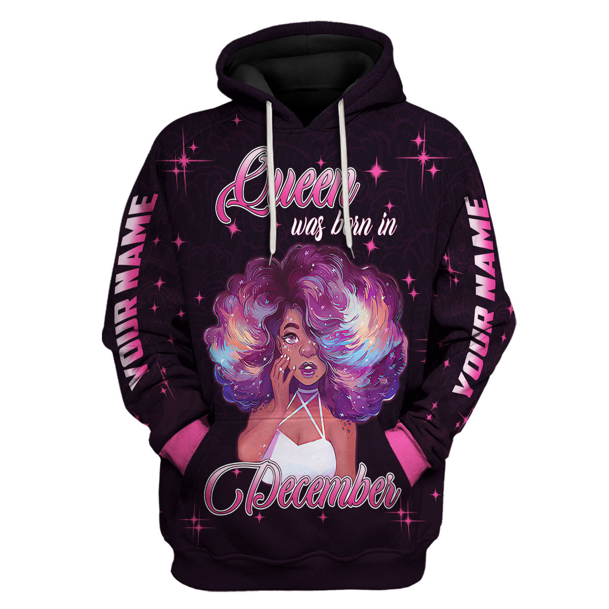Personalized Tracksuit December Girl All Over Printed