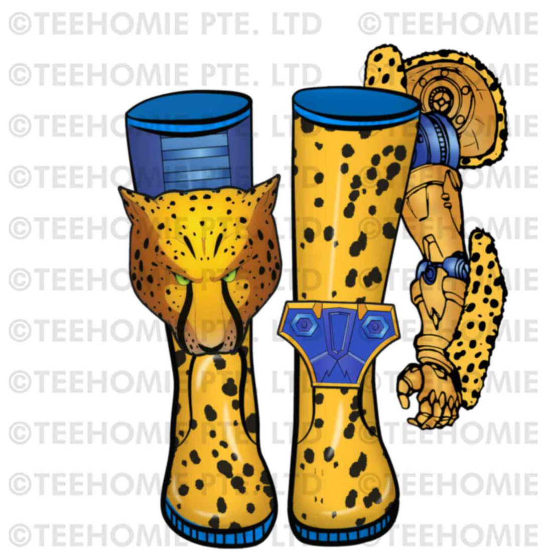 Customized Canvas Poster Wall Art Cheetor BW Boots Style