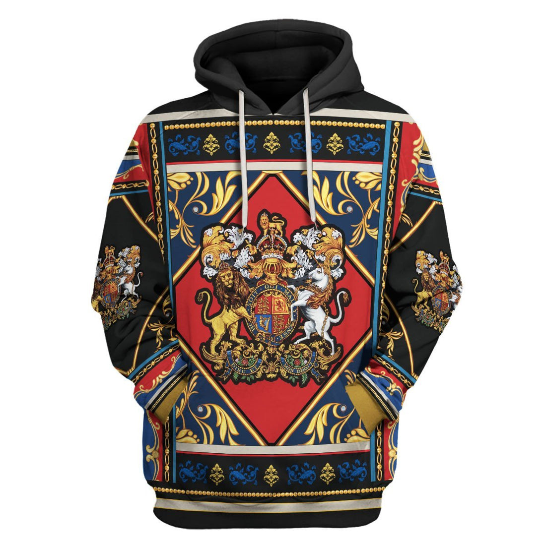 Coat Of Arms Yellow Lion Shirt Hoodie / S Qm590