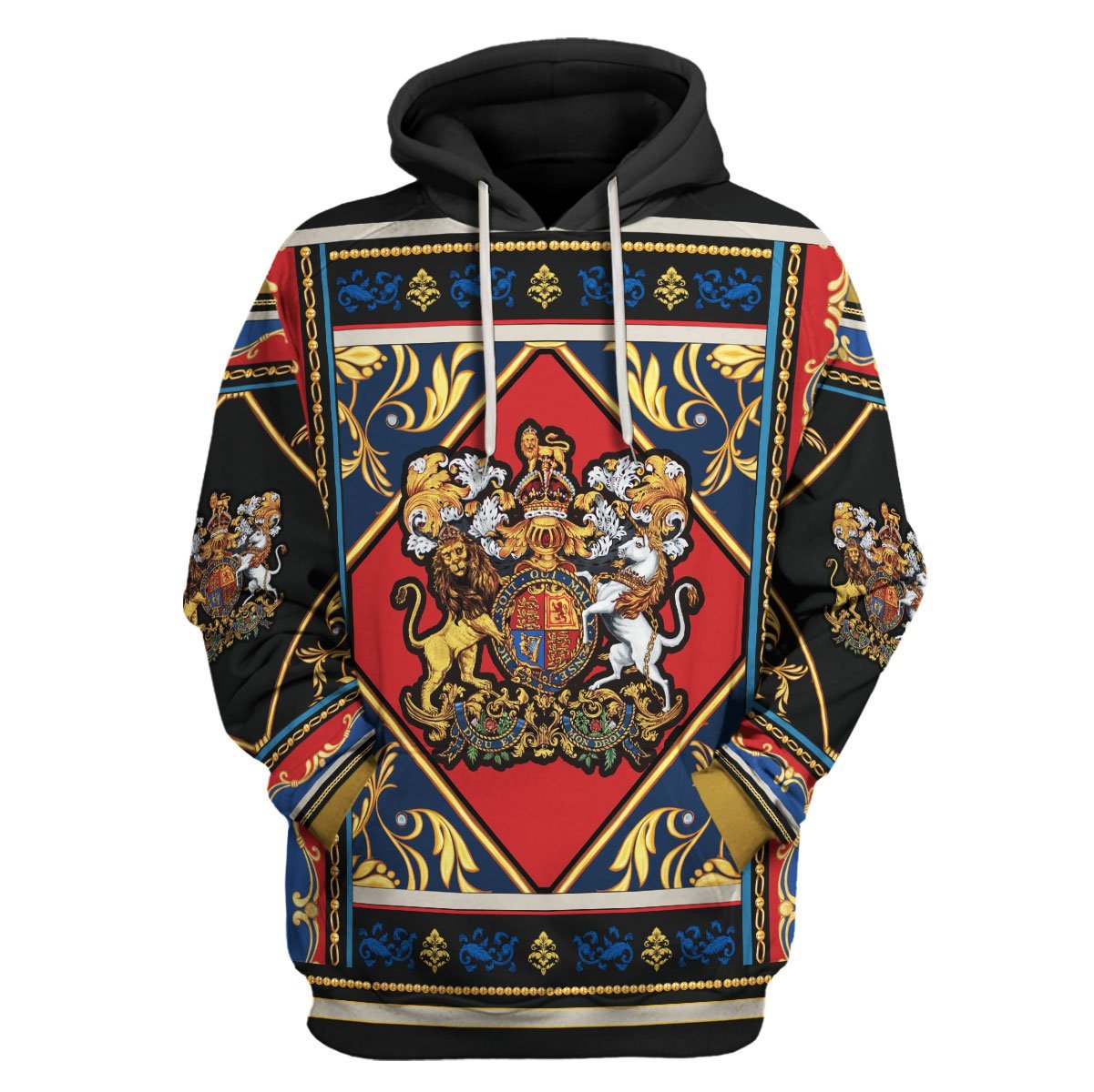 Coat Of Arms Yellow Lion Shirt Hoodie / S Qm590