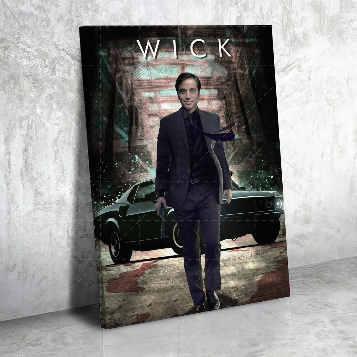 Personalized Canvas John Wick