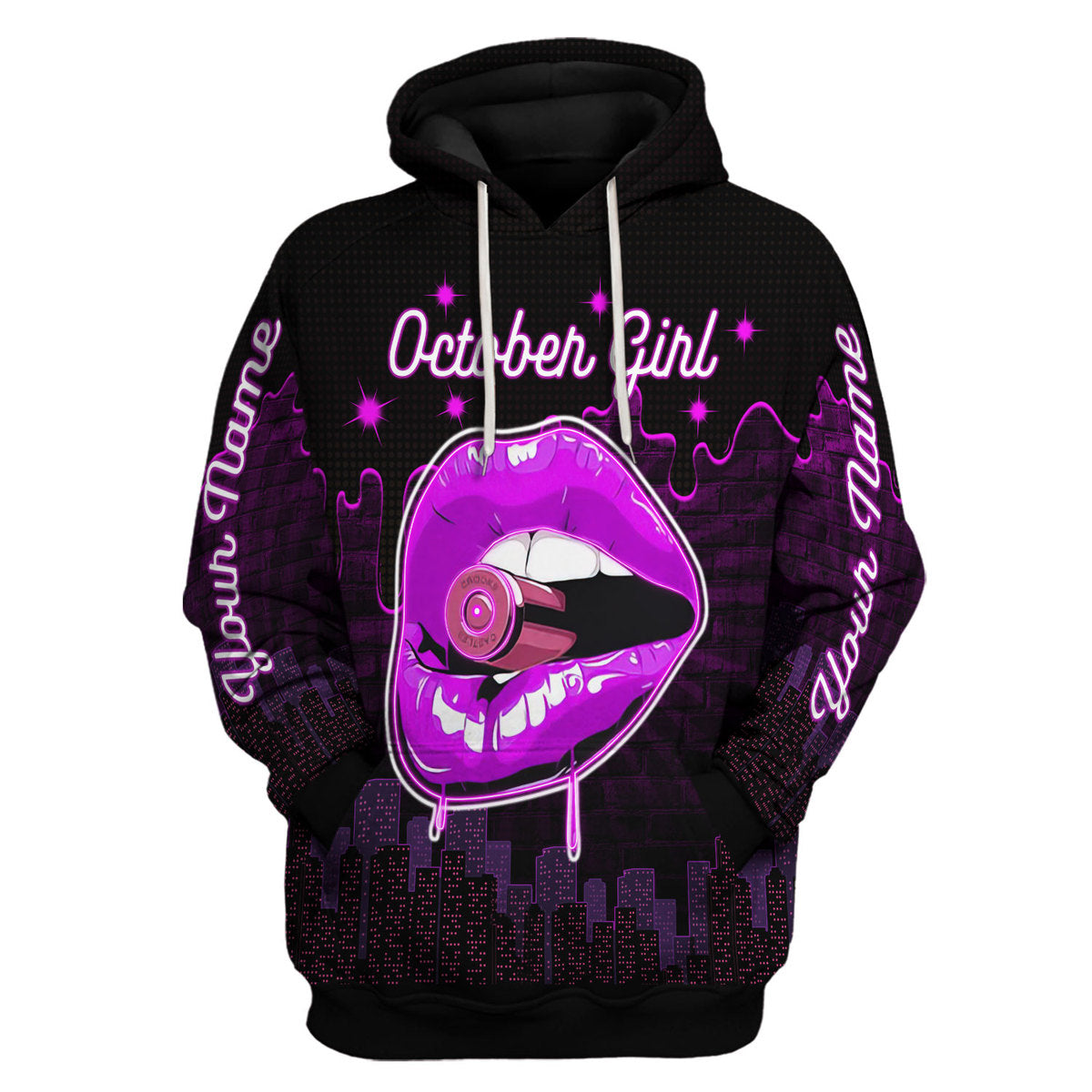 CustomsPig Personalized Tops  I'm An October Girl All Over Printed