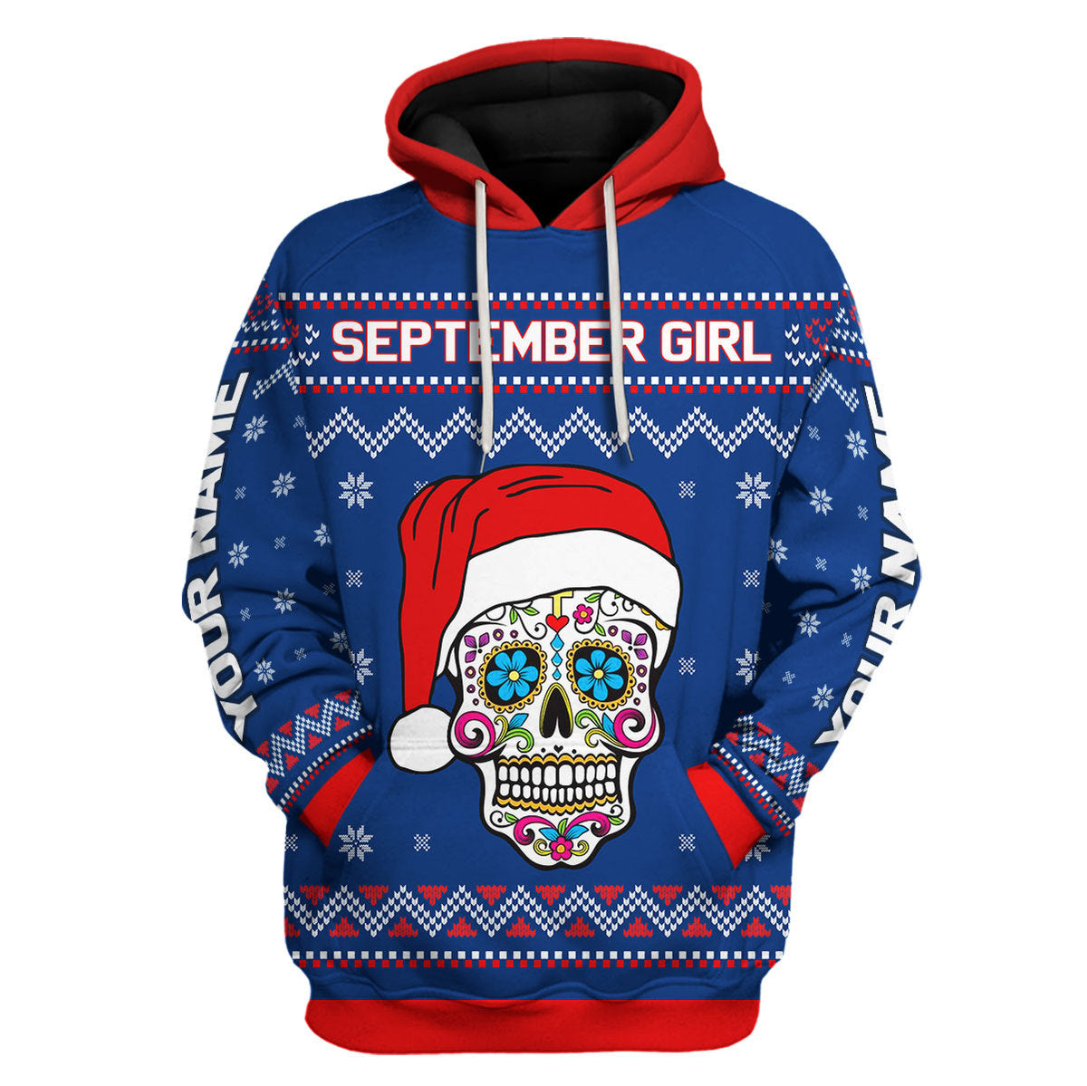CustomsPig Personalized Tops September Girl I Am Who I Am All Over Printed