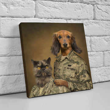 US Air Force Uniform - Custom Pet Canvas