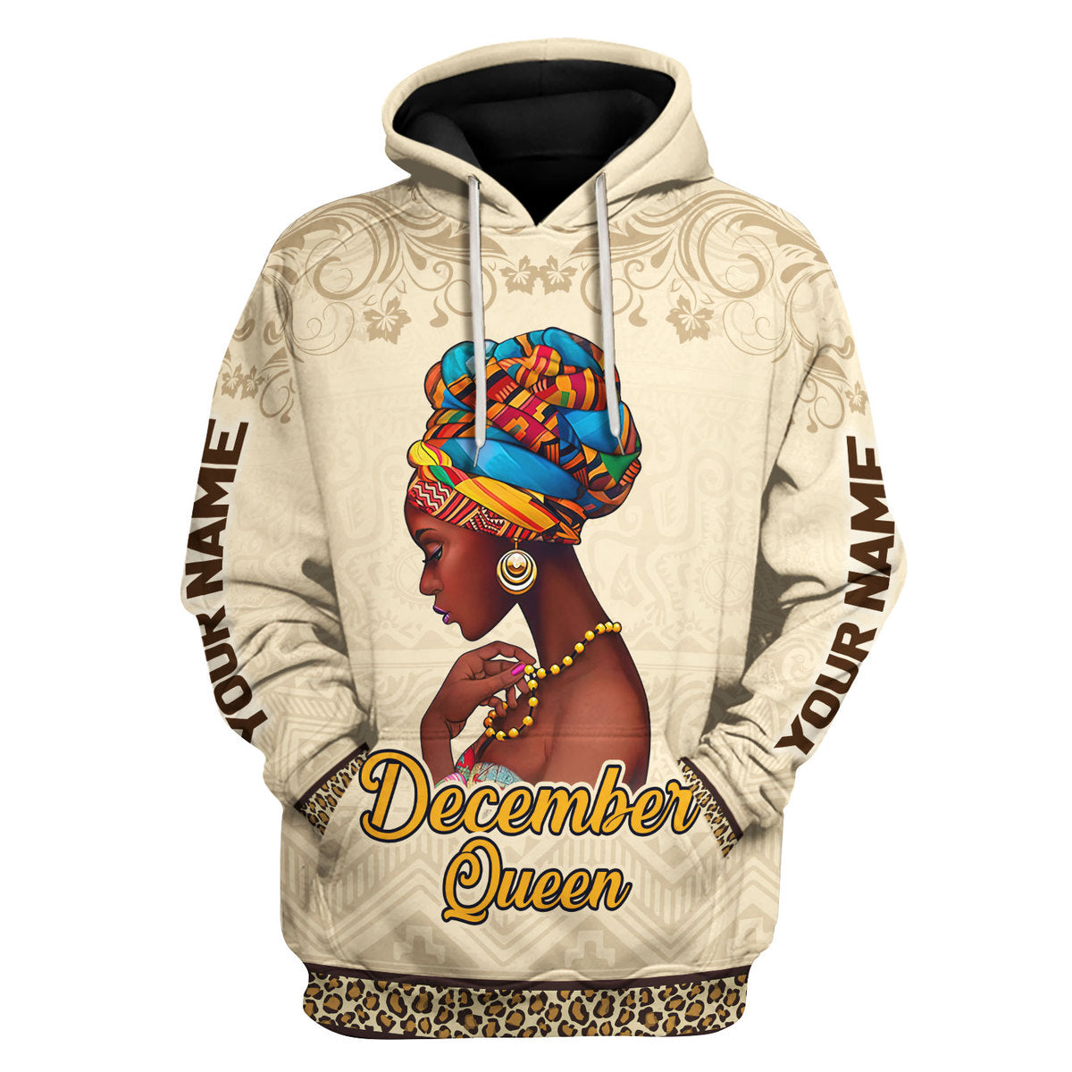 Personalized Tracksuit December Girl All Over Printed