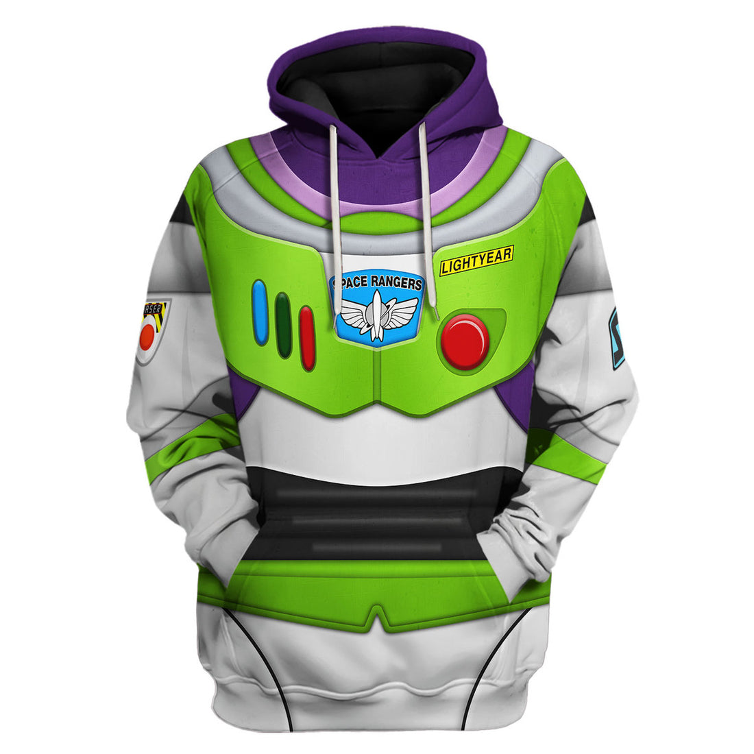 CustomsPig Buzz Lightyear Costumes Hoodie Sweatshirt T-Shirt Tracksuit