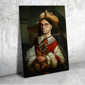 Personalized Canvas Musketeer