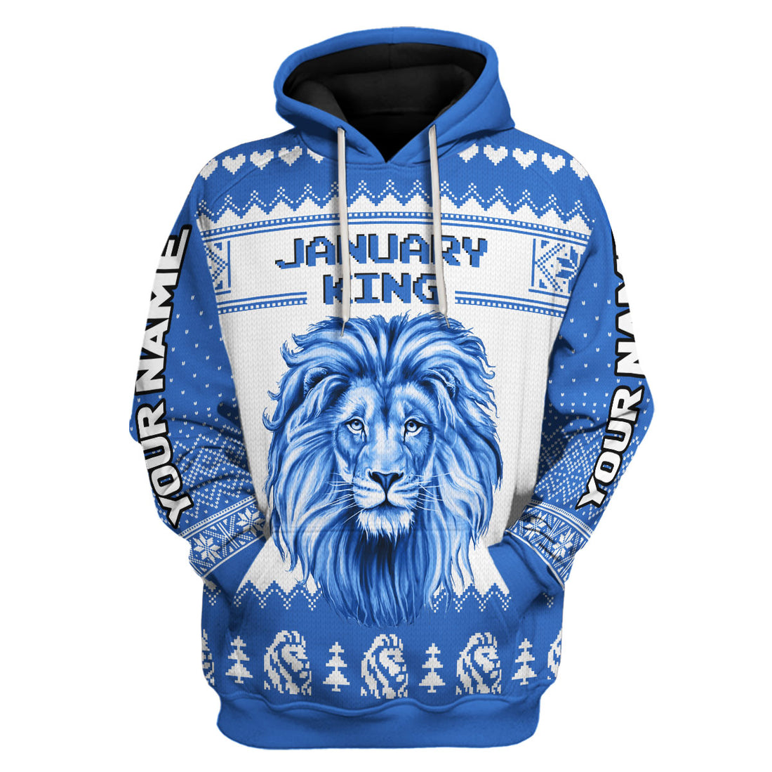 CustomsPig Personalized Tops January Guy All Over Printed
