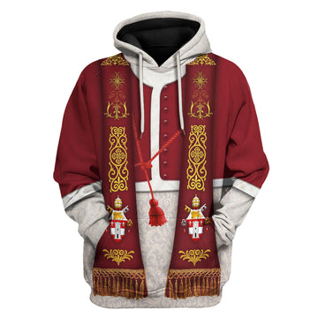 Tracksuit Tops Pullover Sweatshirt Pope John XXIII 3D Apparel