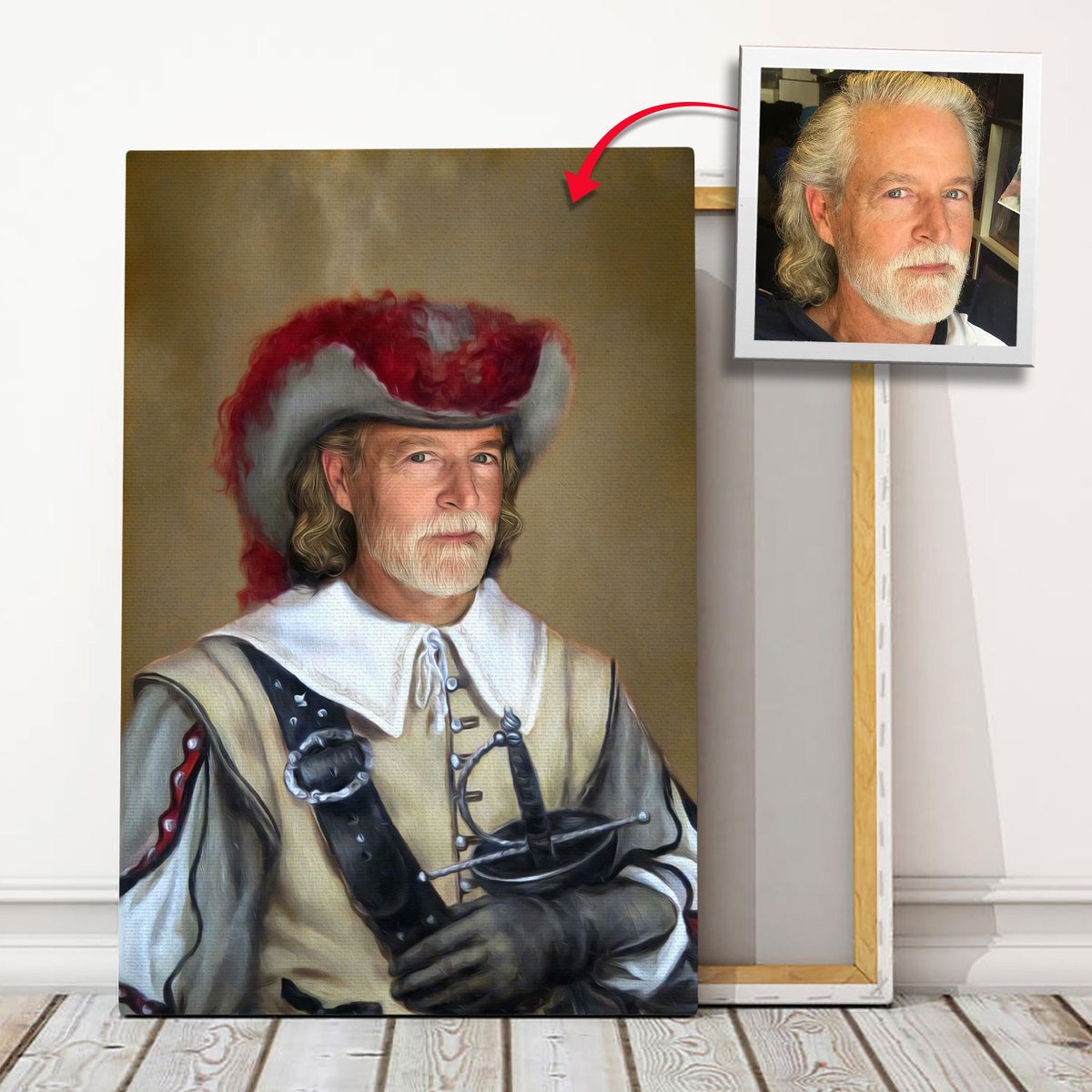 Personalized Canvas Muskerteer