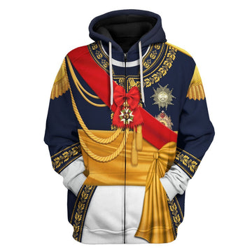 Louis Nicolas d'Avout Fleece Zip Hoodie