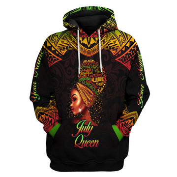 Personalized Tracksuit July Queen All Over Printed