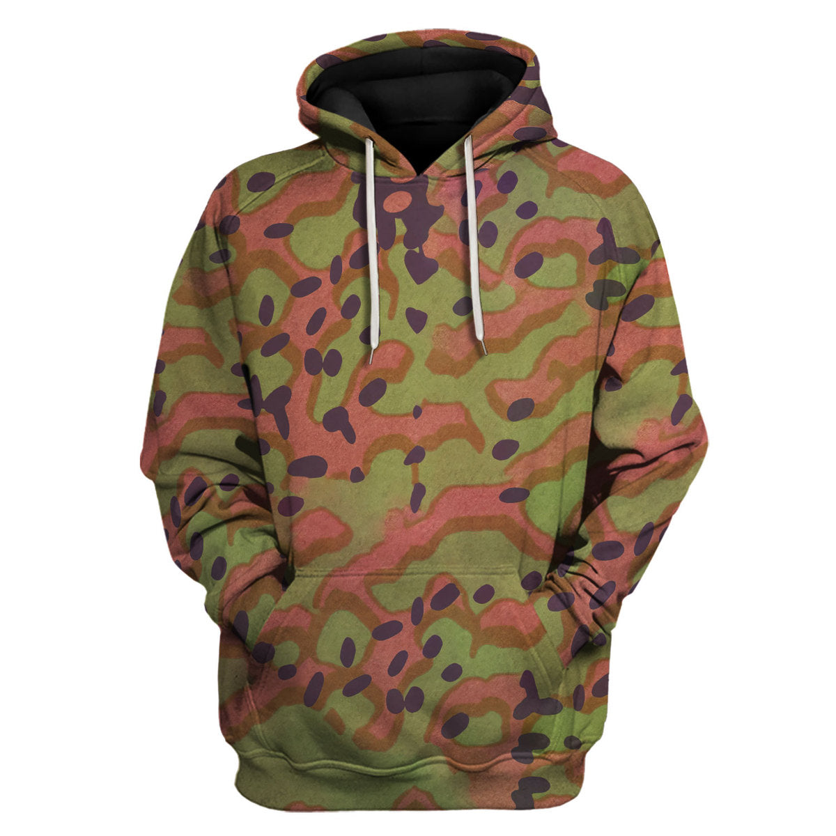 CustomsPig Platanenmuster German World War II Camouflage Patterns Costumes Hoodie Sweatshirt T-Shirt Tracksuit