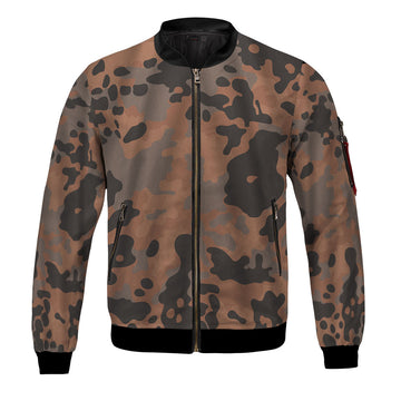 CustomsPig Eichenlaubmuster (Oak leaf A) Worldwar II German Camo Pattern Bomber Jacket