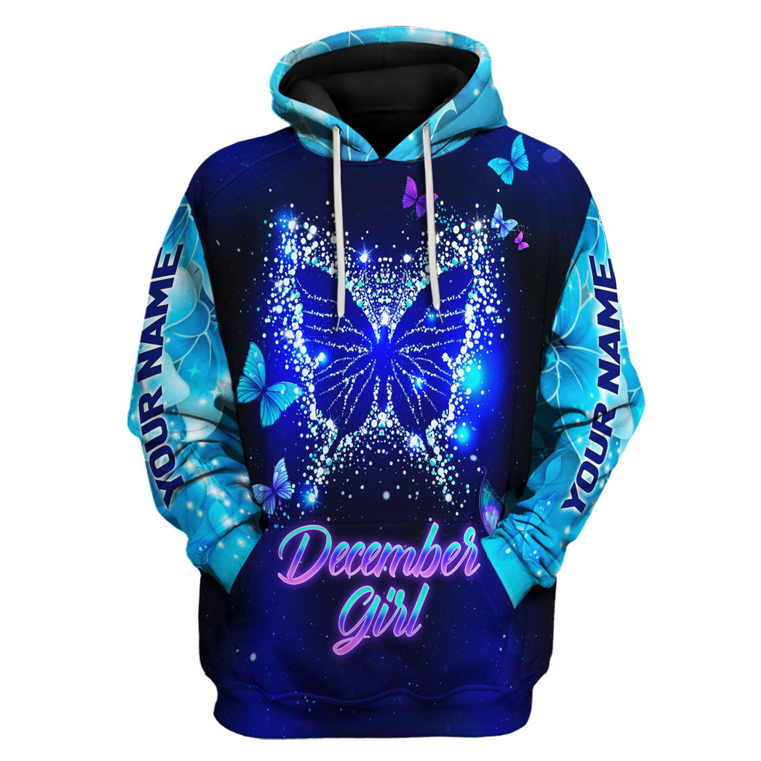 Personalized Tracksuit December Girl All Over Printed