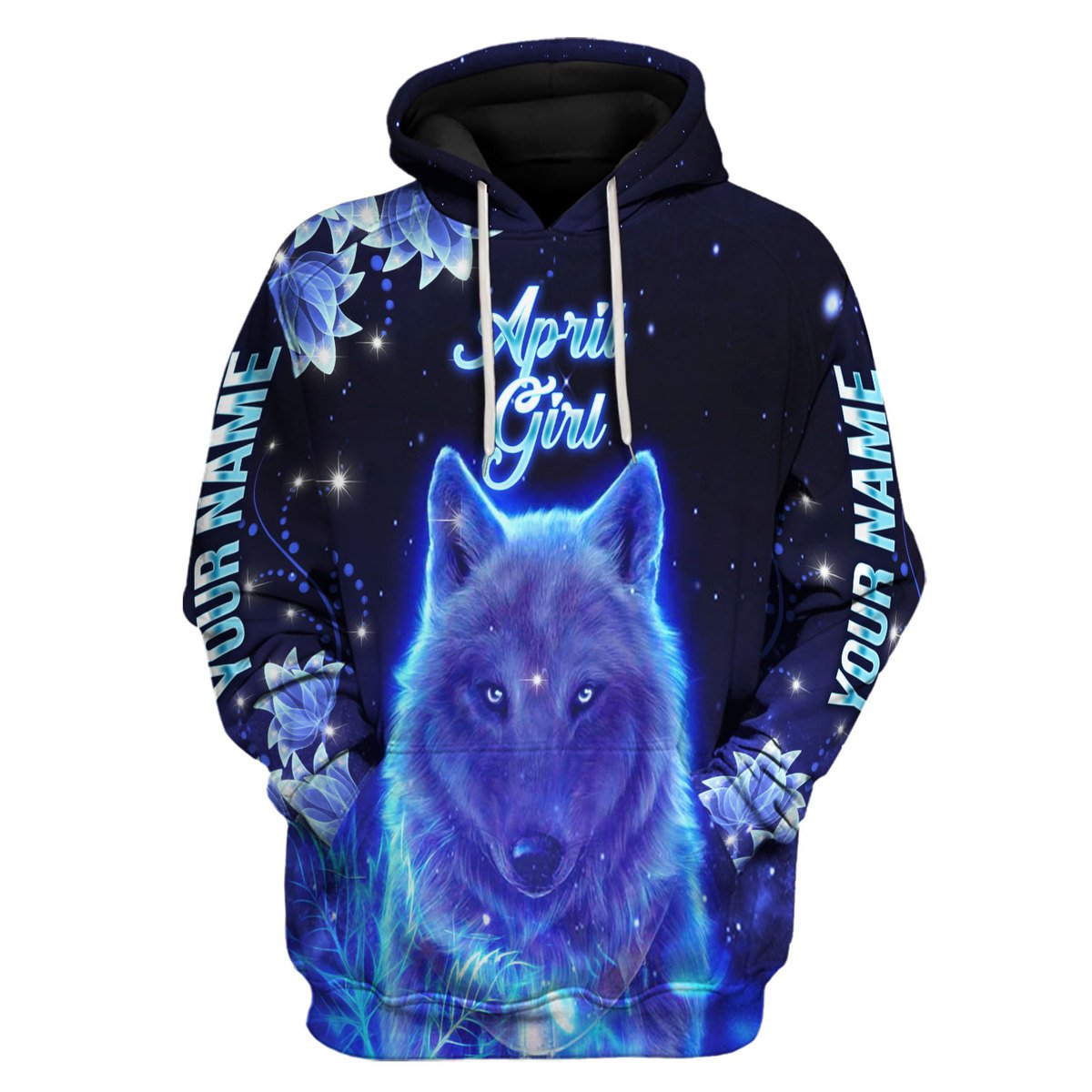 Personalized Tracksuit April Girl All Over Printed