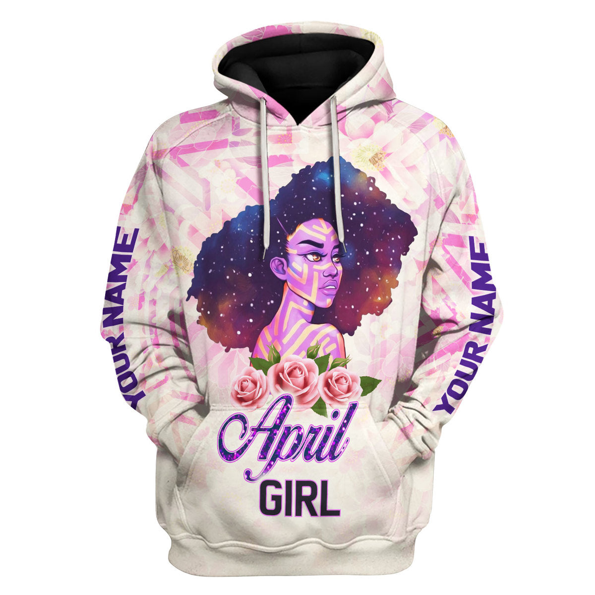CustomsPig Personalized Tops April Girl All Over Printed