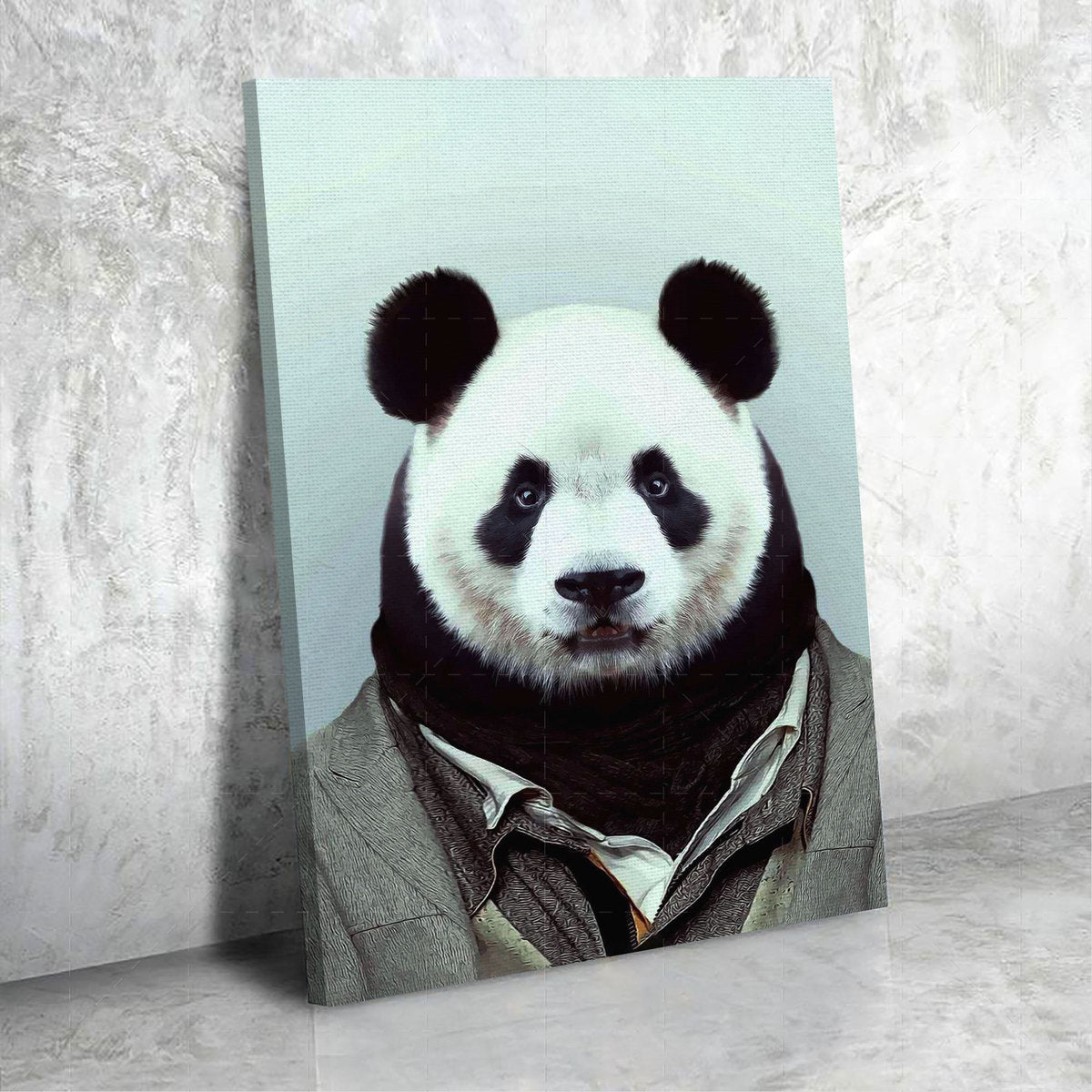 Personalised Pet Photo Canvas - Panda