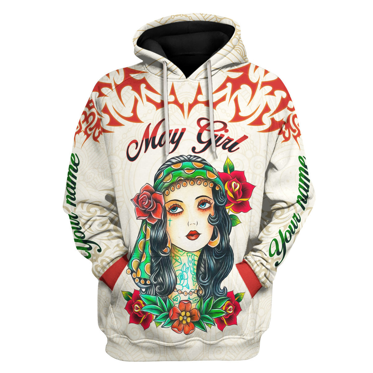CustomsPig Personalized Tops May Girl I Do What I Want All Over Printed