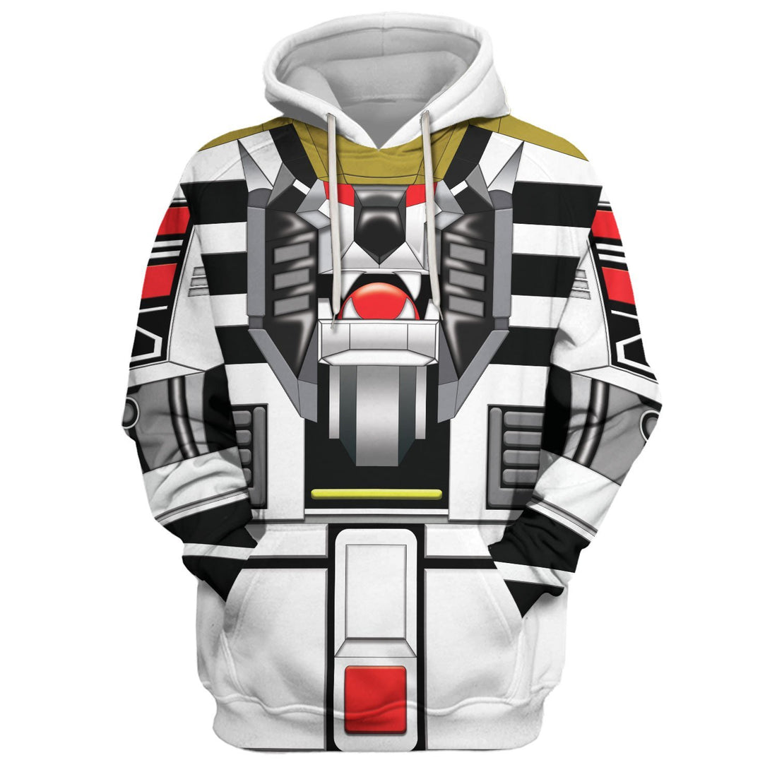 White Tiger Megazord Hoodie / S Qm14