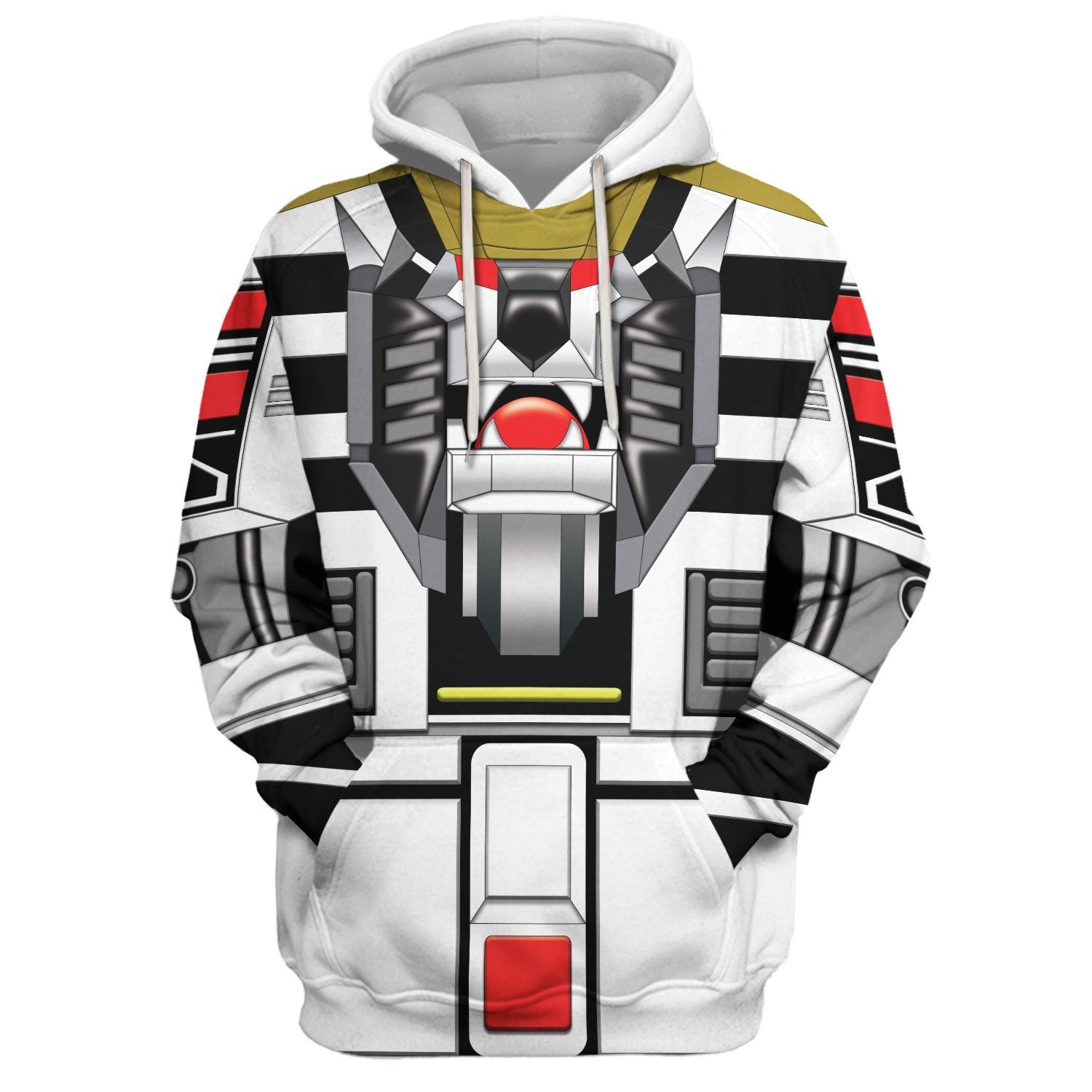 White Tiger Megazord Hoodie / S Qm14