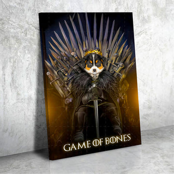 Game Of Bones-Custom Pet Canvas