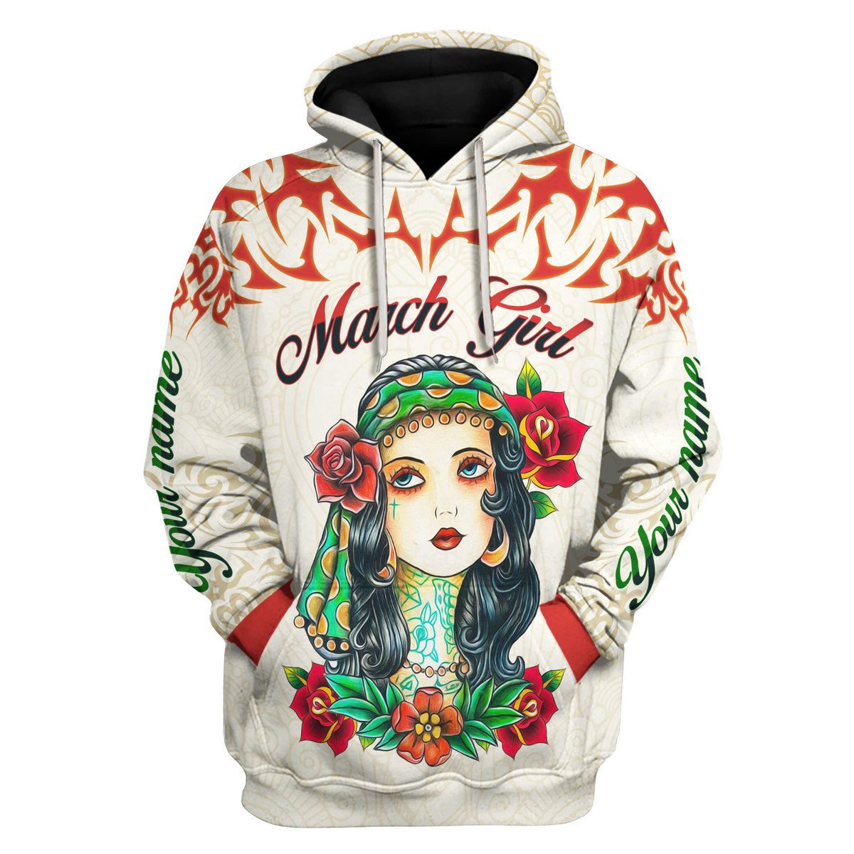 CustomsPig Personalized Tops March Girl I Do What I Want All Over Printed
