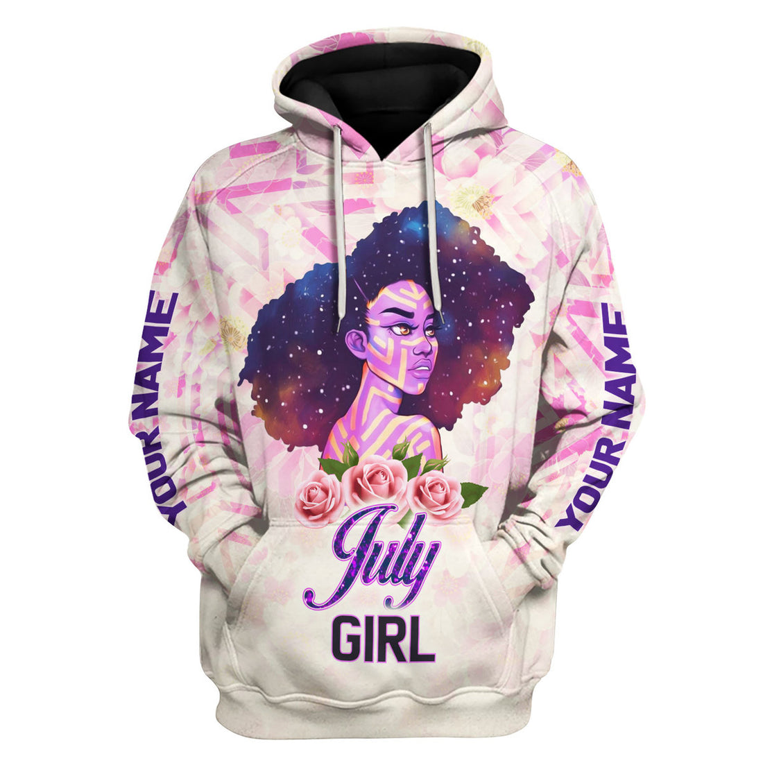 CustomsPig Personalized Tops July Girl All Over Printed