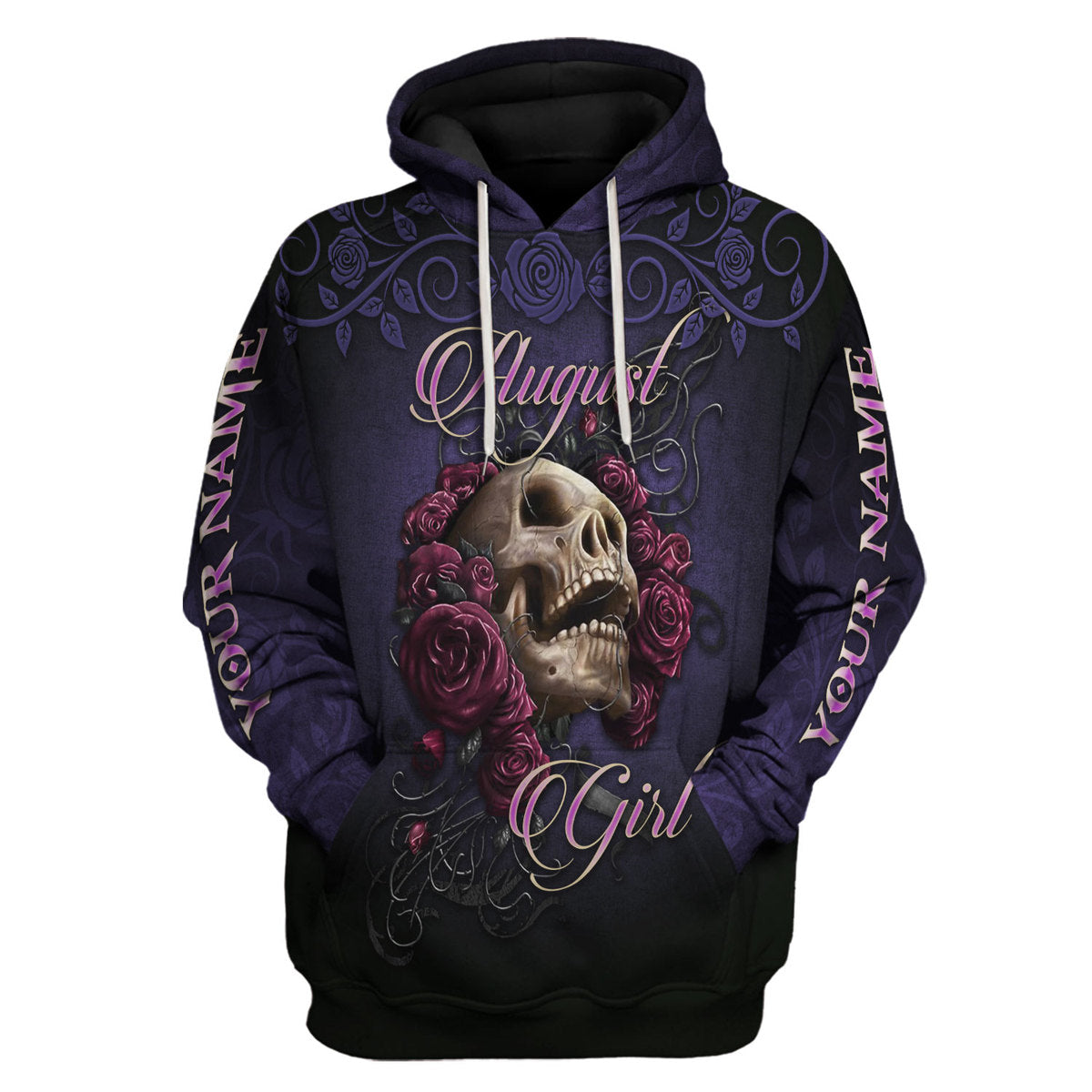 CustomsPig Personalized Tops I'm An August Girl All Over Printed