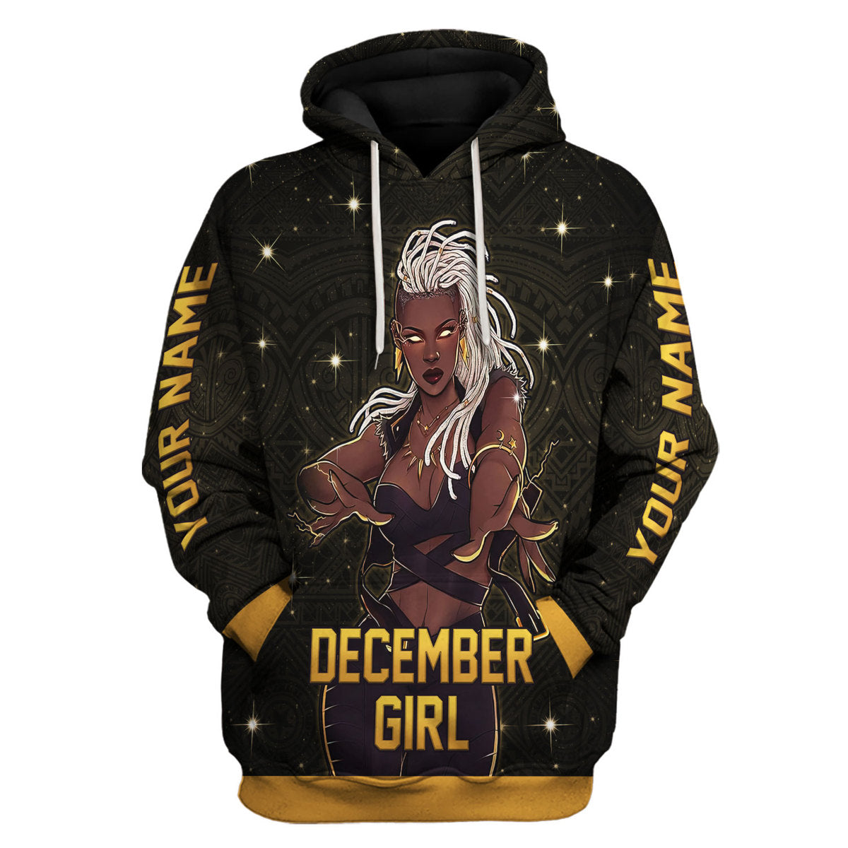 Customspig Personalized Tops December Girl All Over Printed