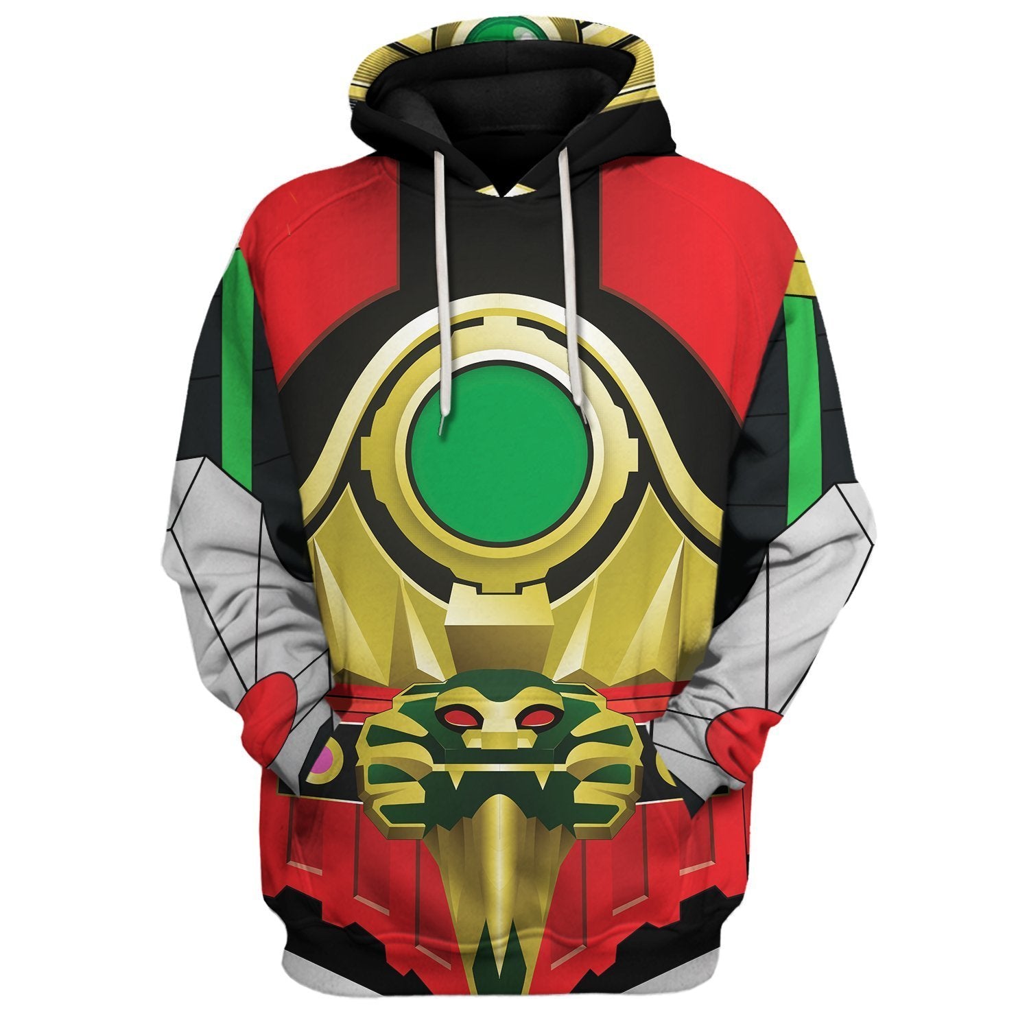 Pr Mighty Legacy Thunderzord Megazord Hoodie / S Qm6320