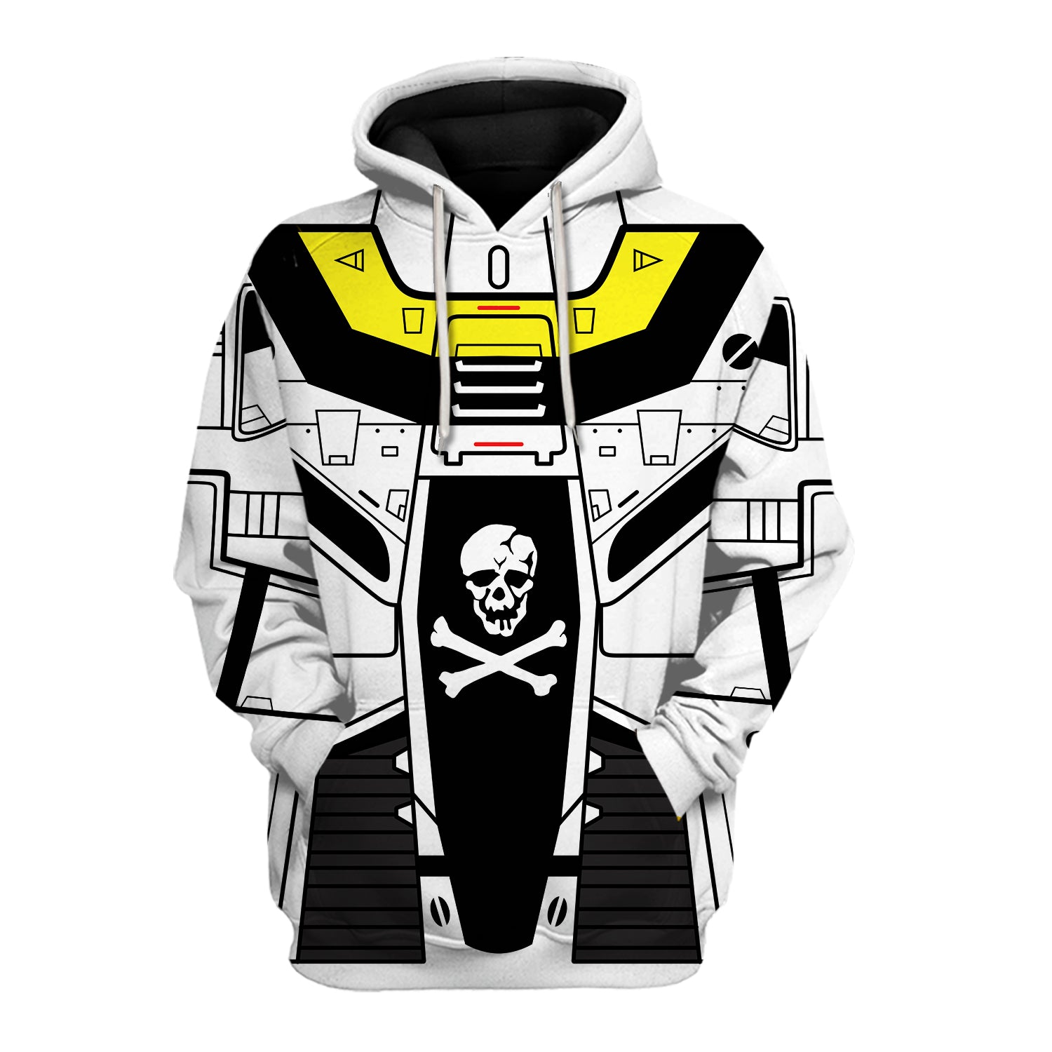CustomsPig Robotech Skull One Valkyrie Costumes Hoodie Sweatshirt T-shirt Tracksuit