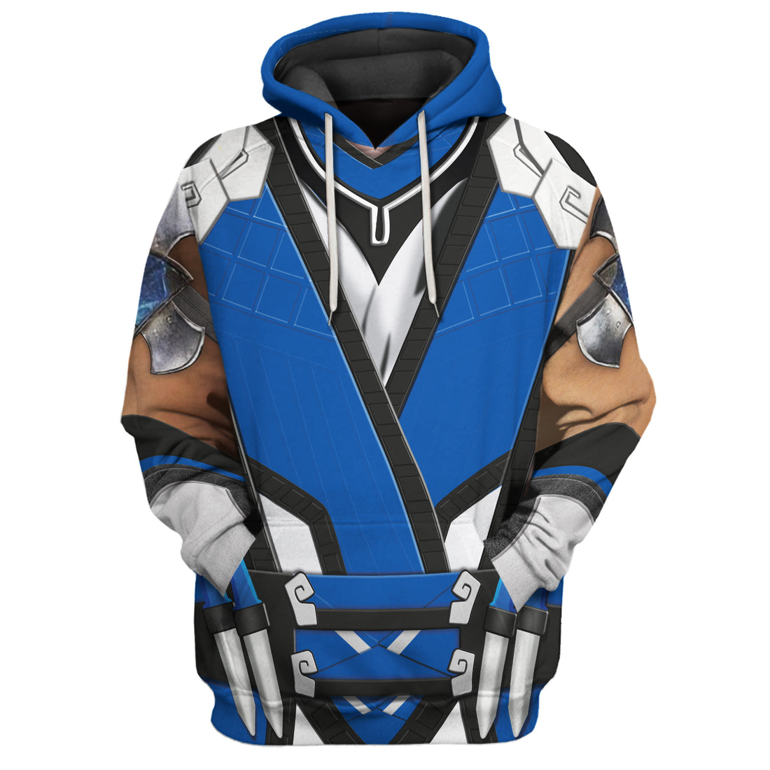 CustomsPig Mortal Kombat Sub Zero (2019) Costumes Hoodie Sweatshirt T-shirt Tracksuit