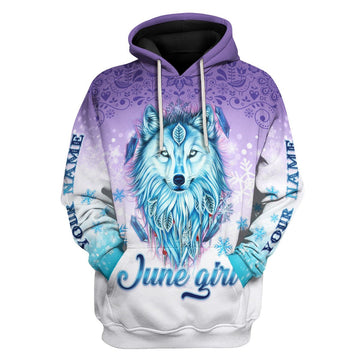 Personalized Tracksuit I'm A June Queen All Over Printed