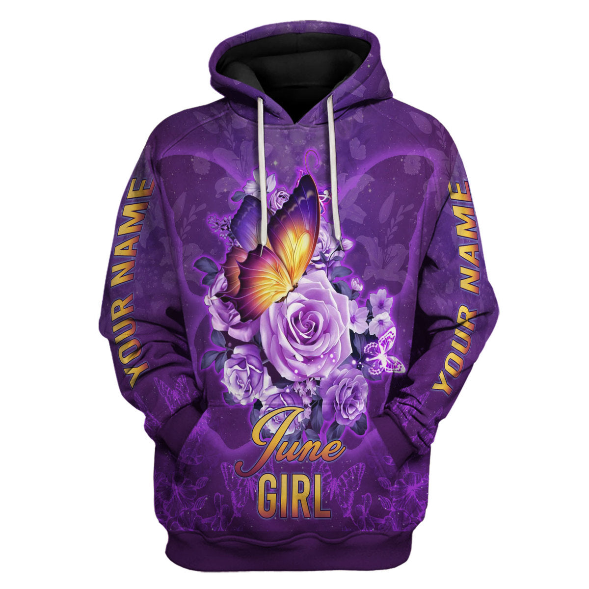 CustomsPig Personalized Tops June Girl All Over Printed