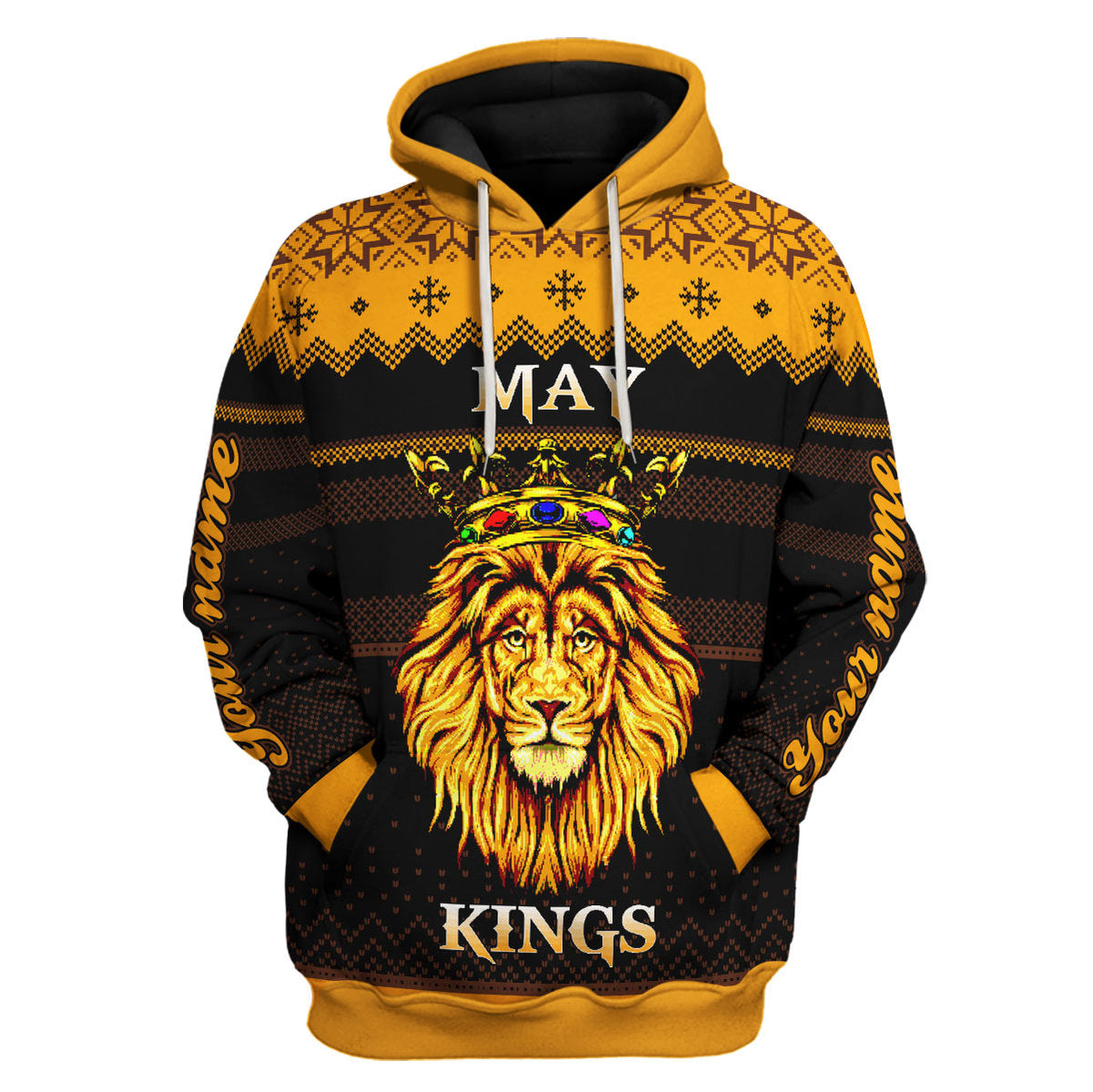 CustomsPig Personalized Tops May Guy Kings Are Born In May All Over Printed