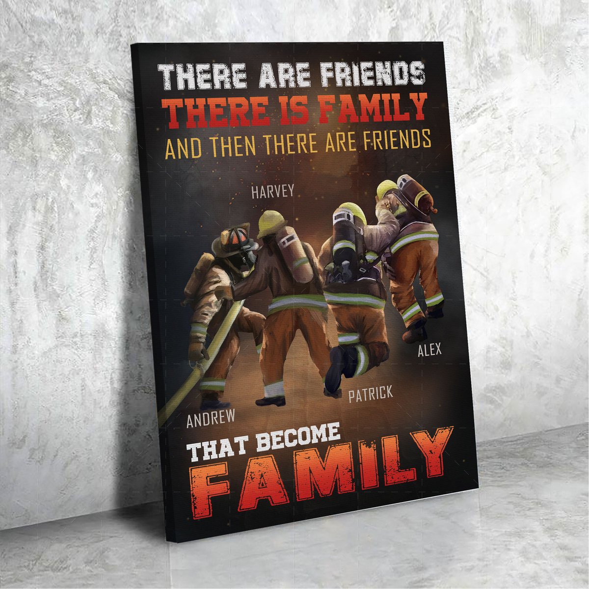 Personalized Canvas There Are Friends, There Is Family, And Then There Are Friends That Become Family