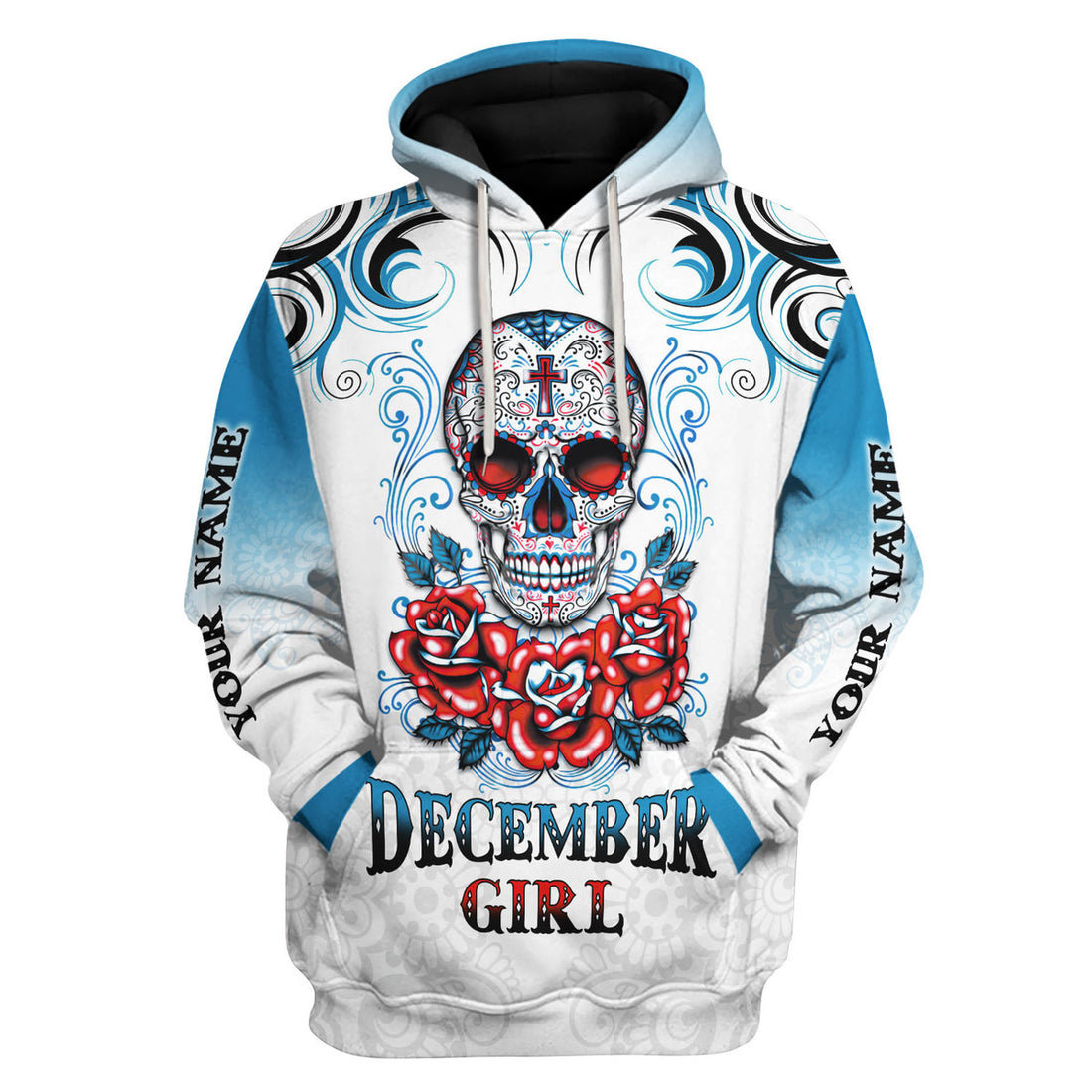 Personalized Tracksuit December Girl All Over Printed