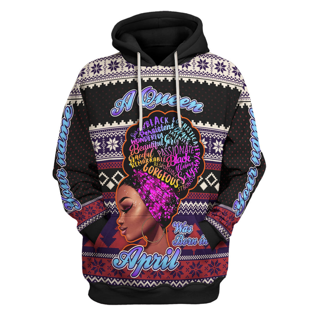 CustomsPig Personalized Tops April Girl All Over Printed