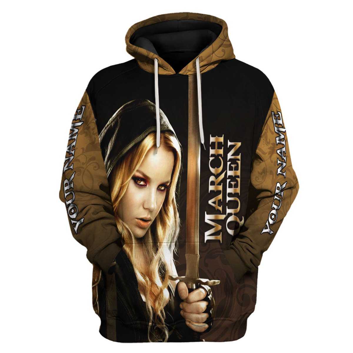 Personalized Tracksuit I'm A March Girl All Over Printed