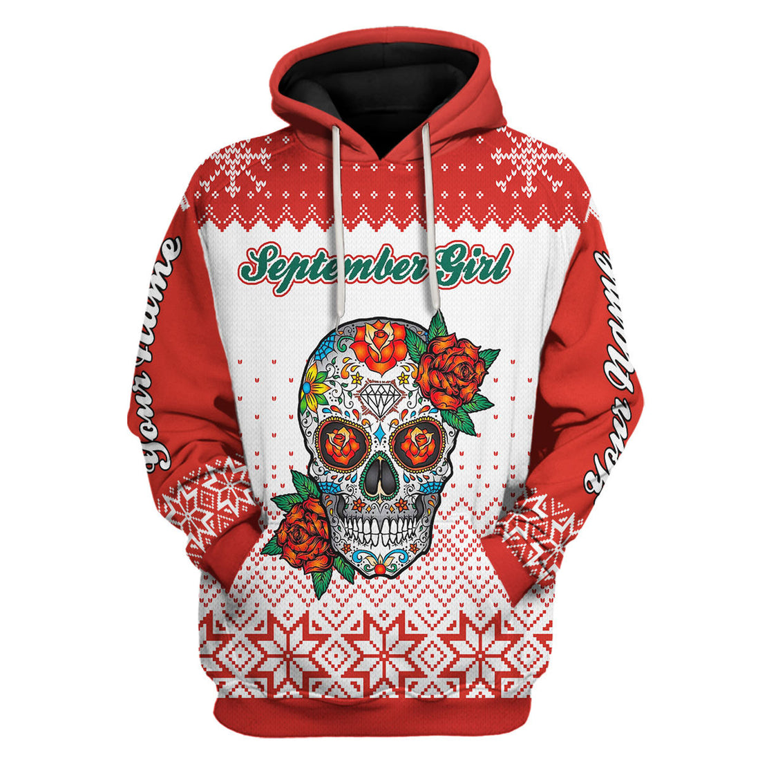 CustomsPig Personalized Tops September Girl All Over Printed