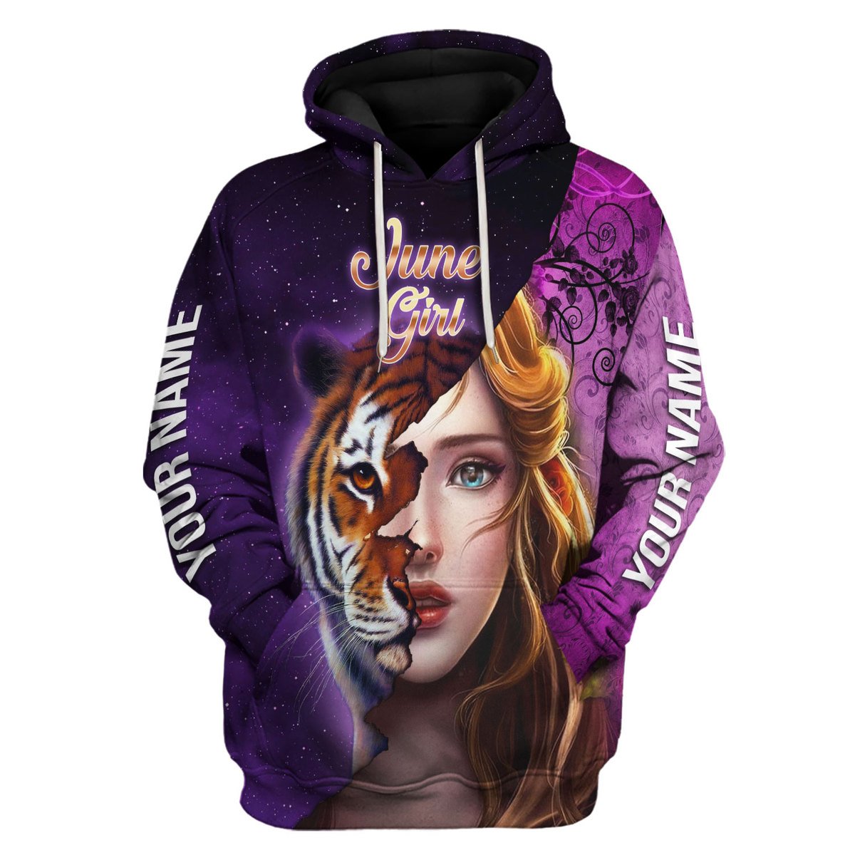 Personalized Tracksuit As A June Girl All Over Printed