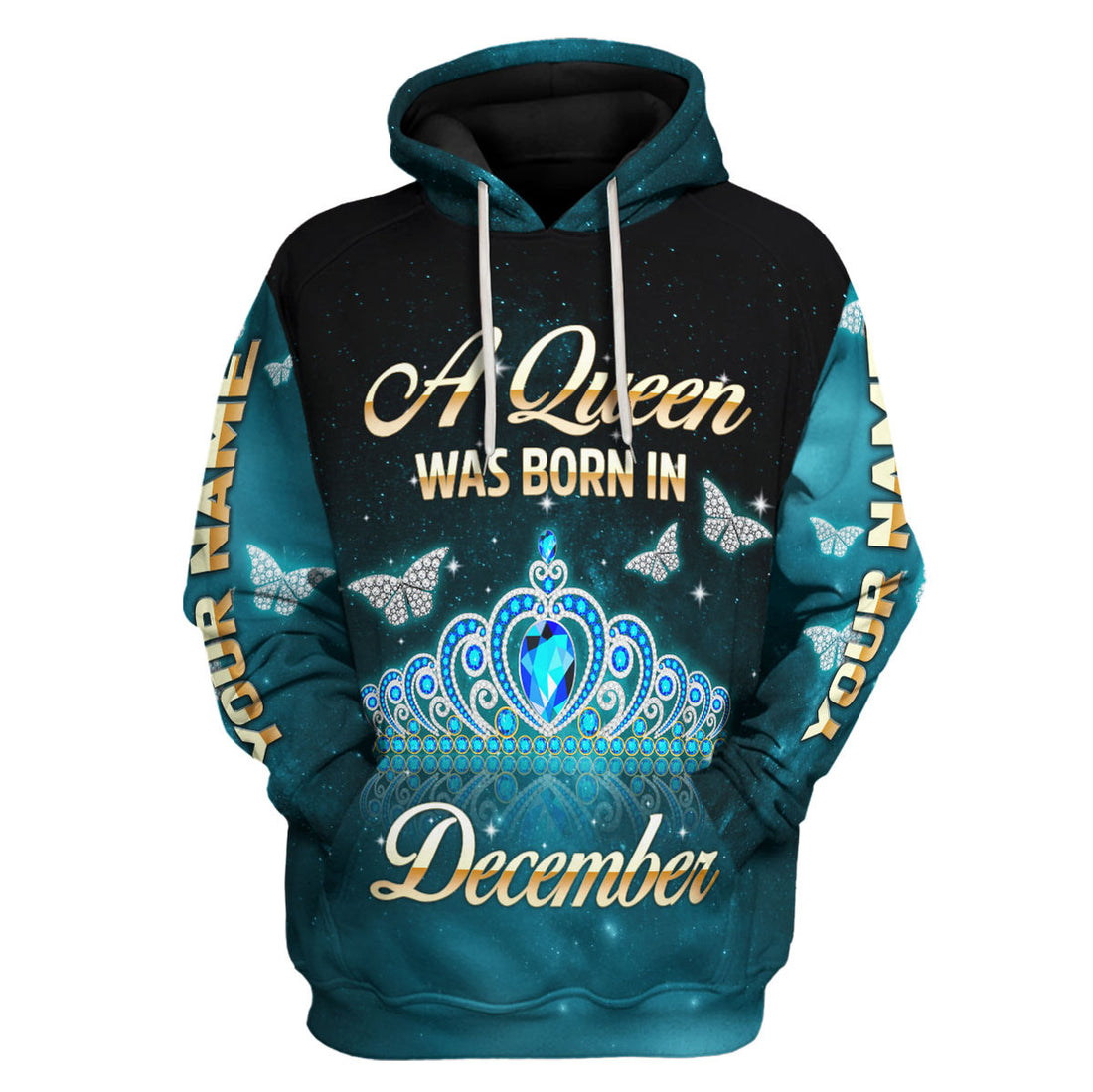 Personalized Tracksuit December Girl All Over Printed