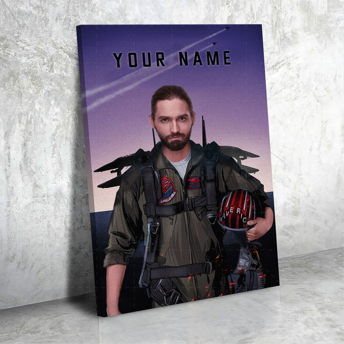 Personalized Canvas Maverick
